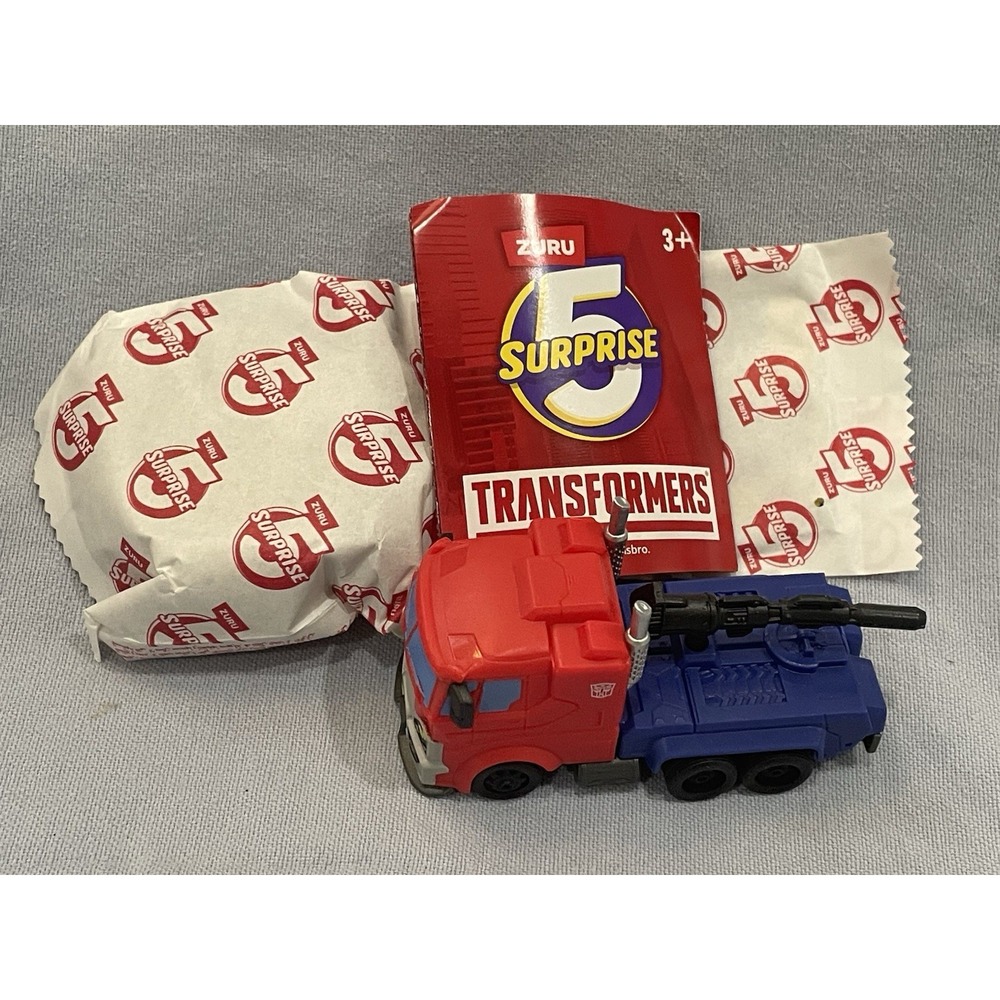 NEW Open Box Zuru 5 Surprise Hasbro Transformers Quick Sand - Optimus Prime